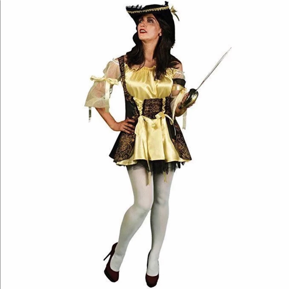 NEW Women’s Captain Nauti Loss Pirate Costume